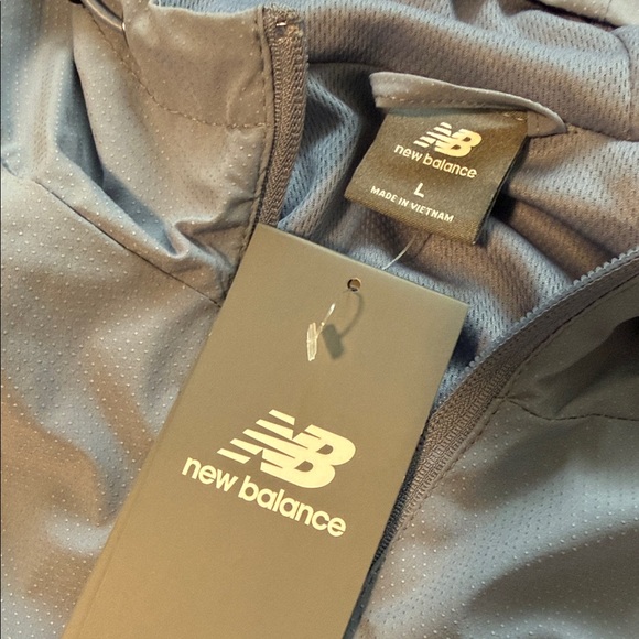 New Balance Sky Blue Hooded Jacket - Picture 2 of 5